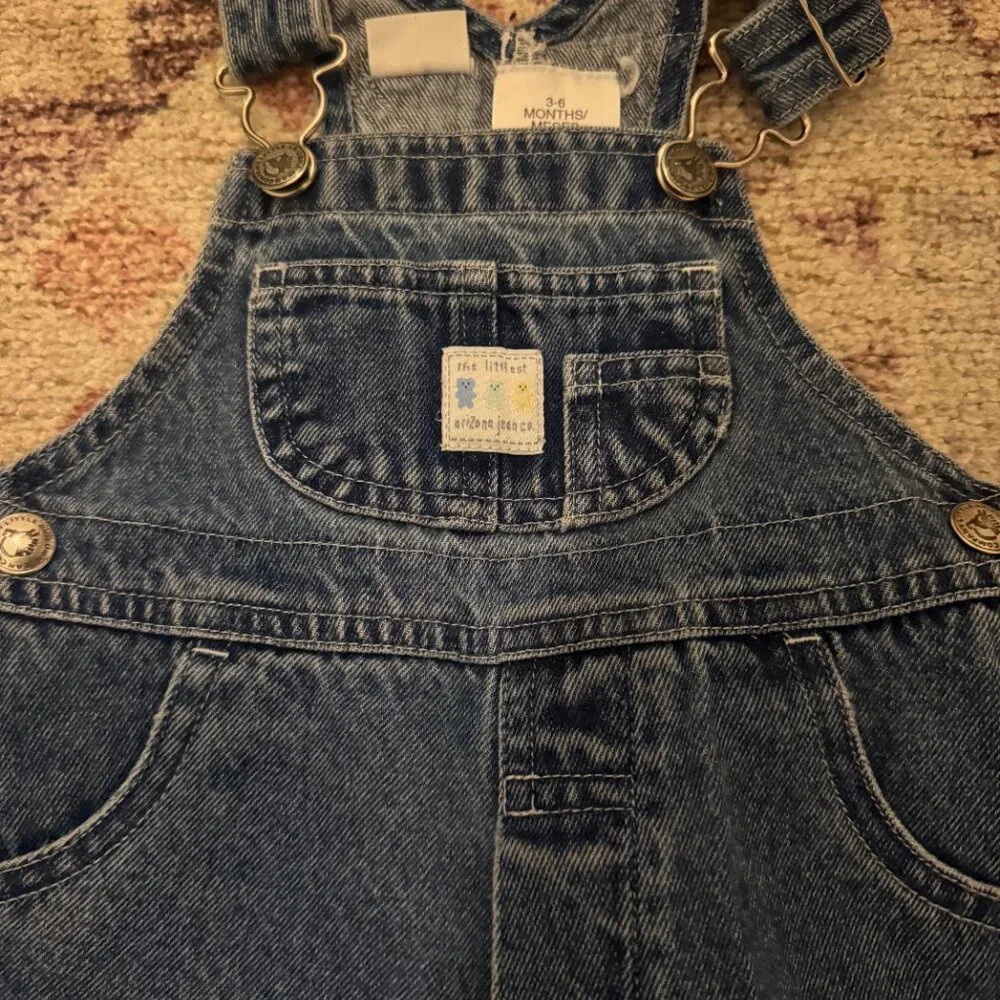 Baby Denim Overalls | 3–6 Months | Excellent Condition - Picture 4 of 5